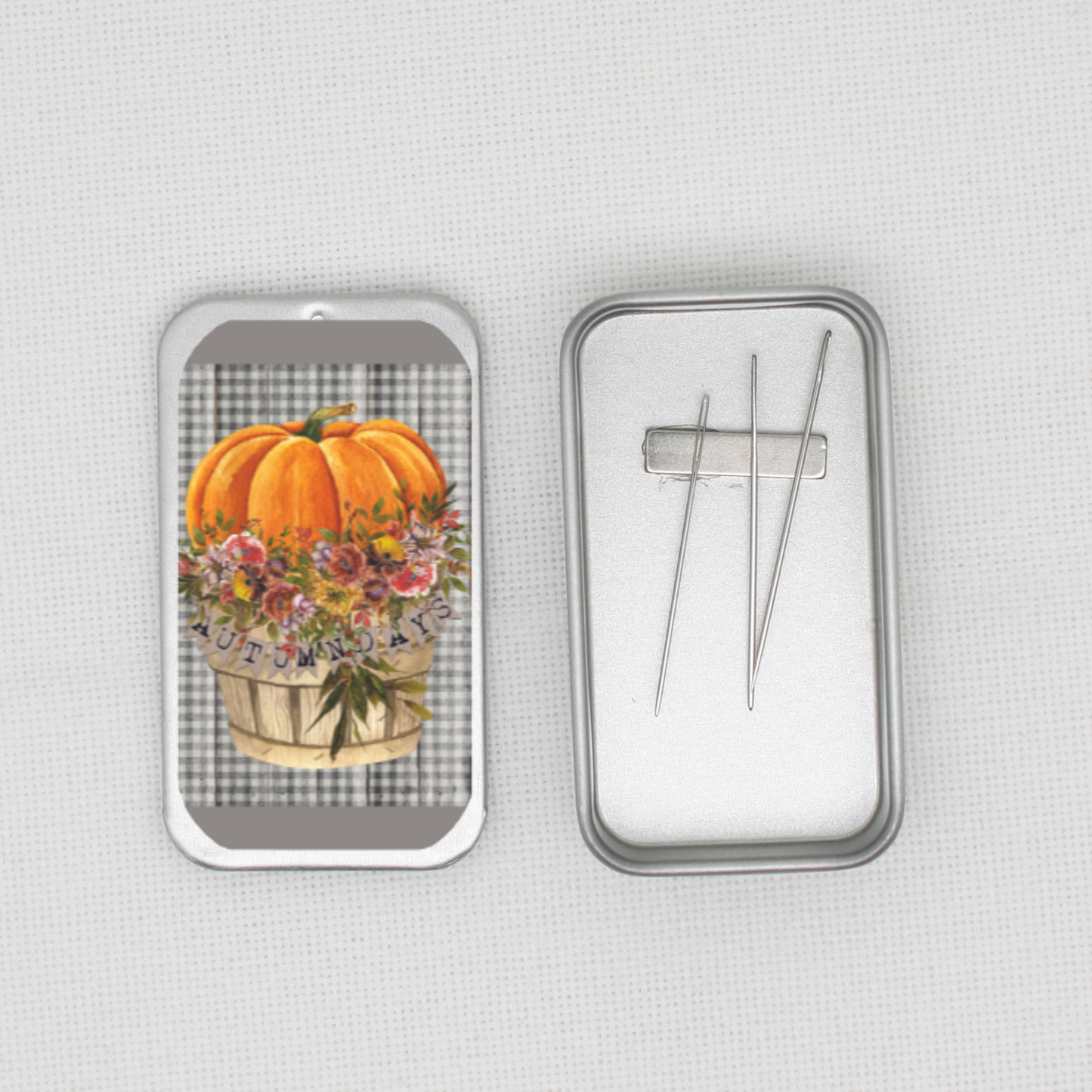 Autumn Days Needle Tin