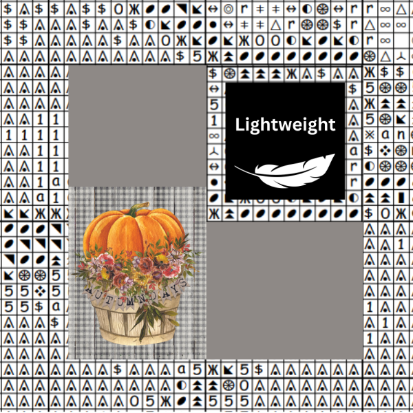 Autumn Days Chart Place Keeper