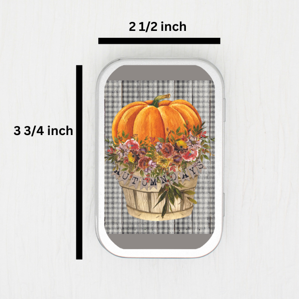 Autumn Days Small Storage Tin