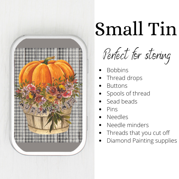 Autumn Days Small Storage Tin