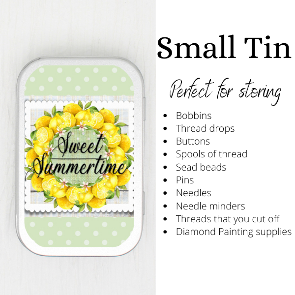 Sweet Summertime Small Storage Tin