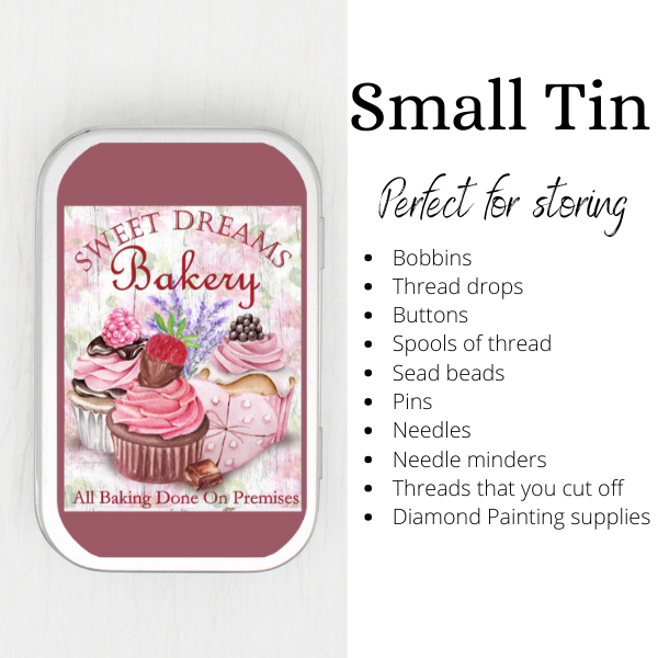 Sweet Dreams Bakery Small Storage Tin