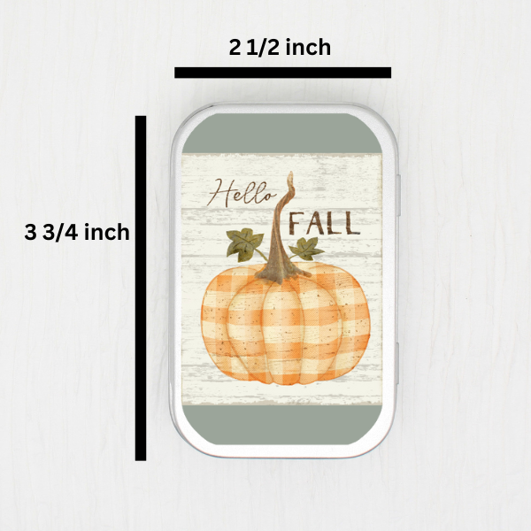 Hello Fall Small Storage Tin