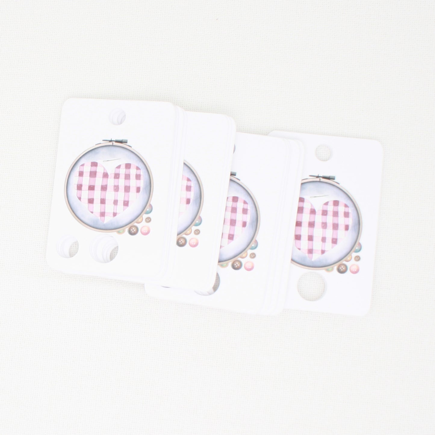 Cross Stitch A Heart Floss Cards- Pack Of 20 Cards