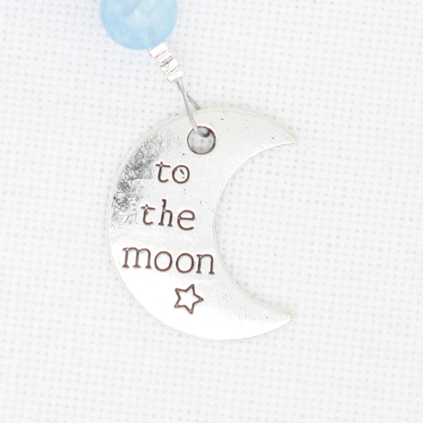 To The Moon Scissor Fob