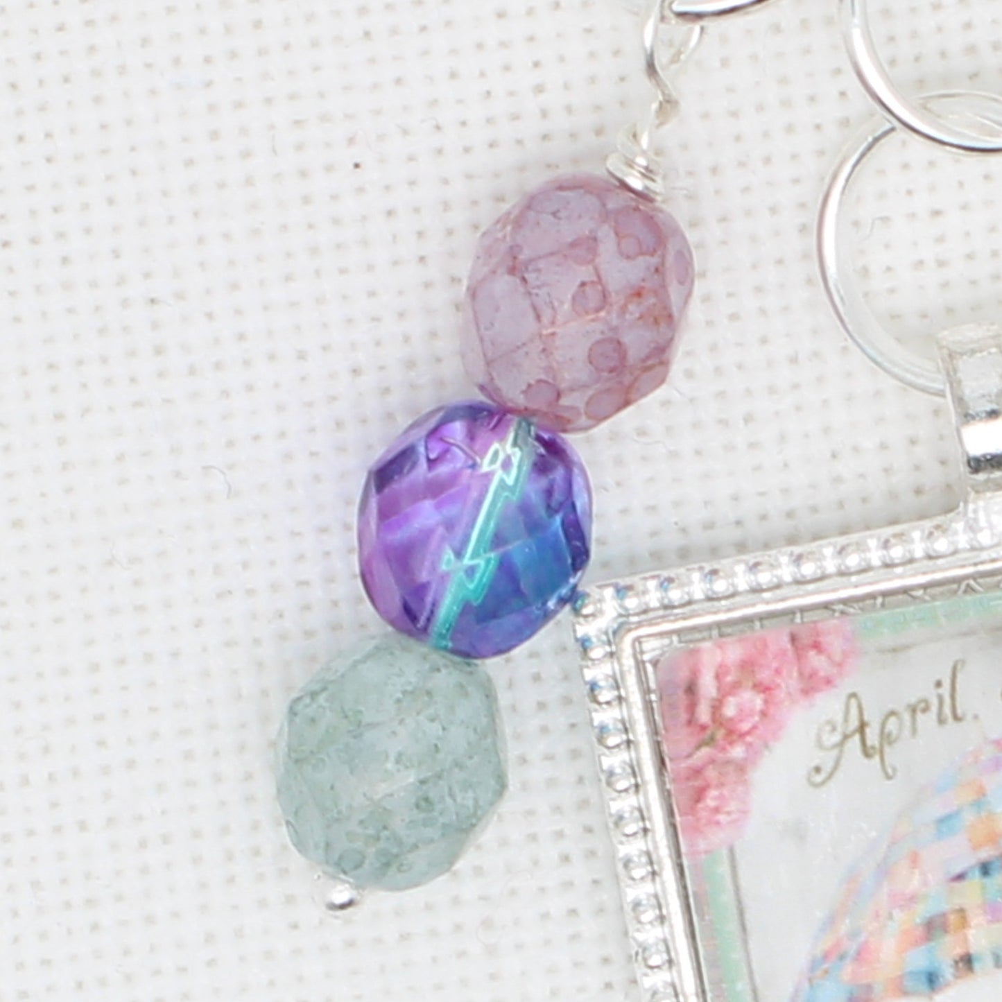 April Showers Zipper Pull/ Mini-Fob