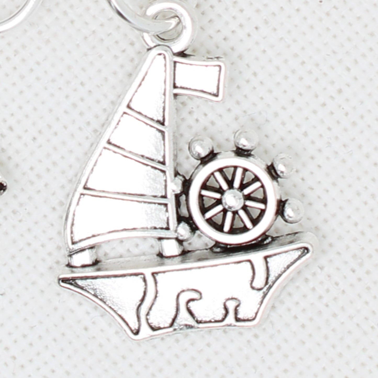 This Land Is Your Land Sailboat Zipper Pull/ Mini-Fob