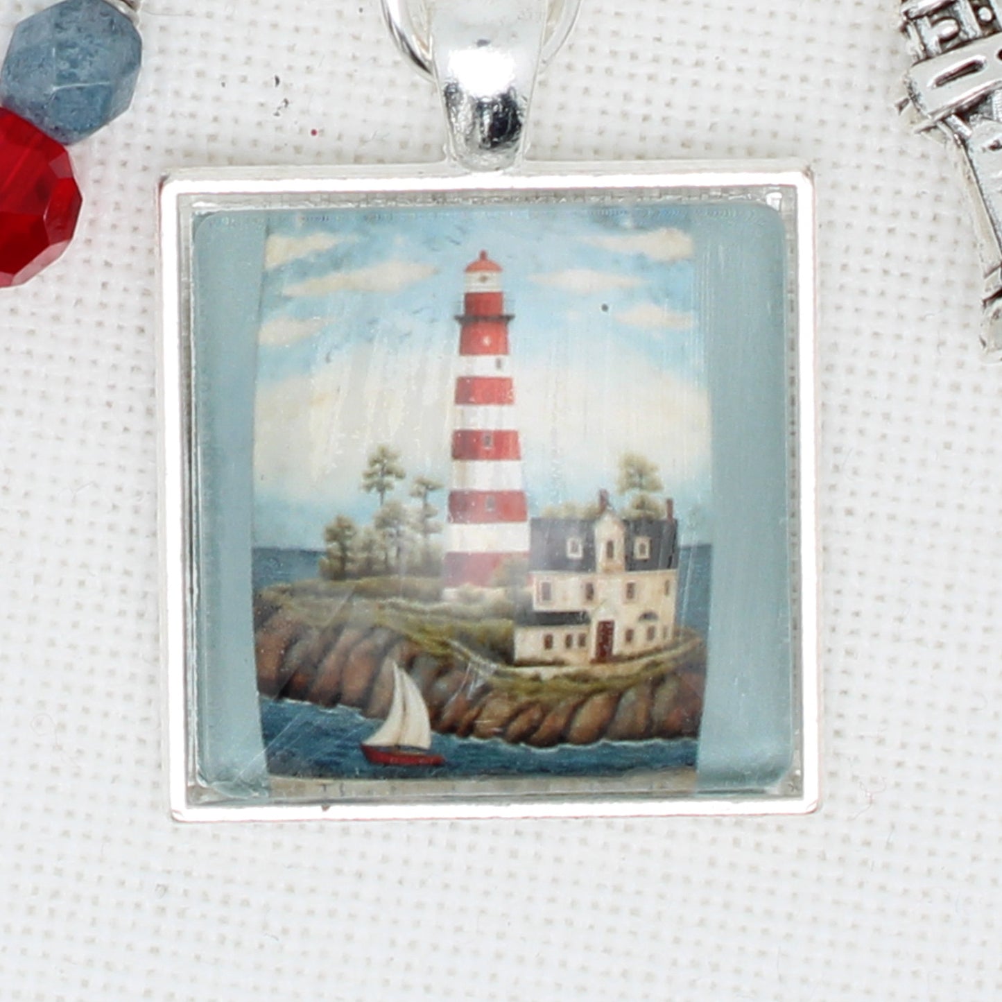 This Land Is Your Land Lighthouse Floss Ring