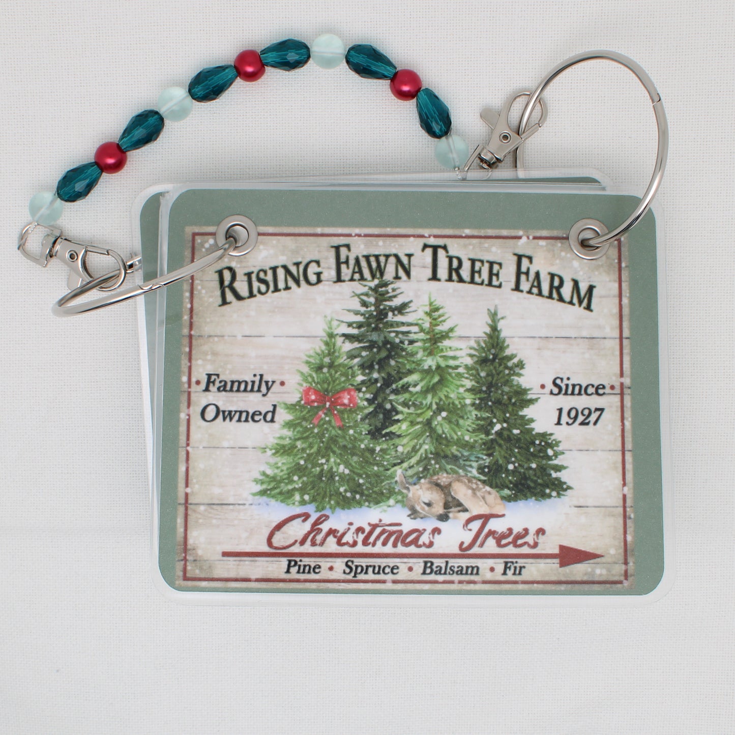 Christmas Tree Farm Floss Bag Book