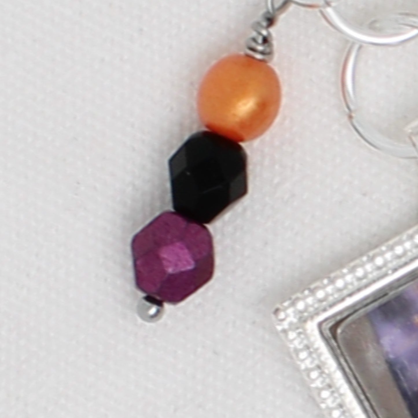 Cat And Moon Face Zipper Pull/ Mini-Fob