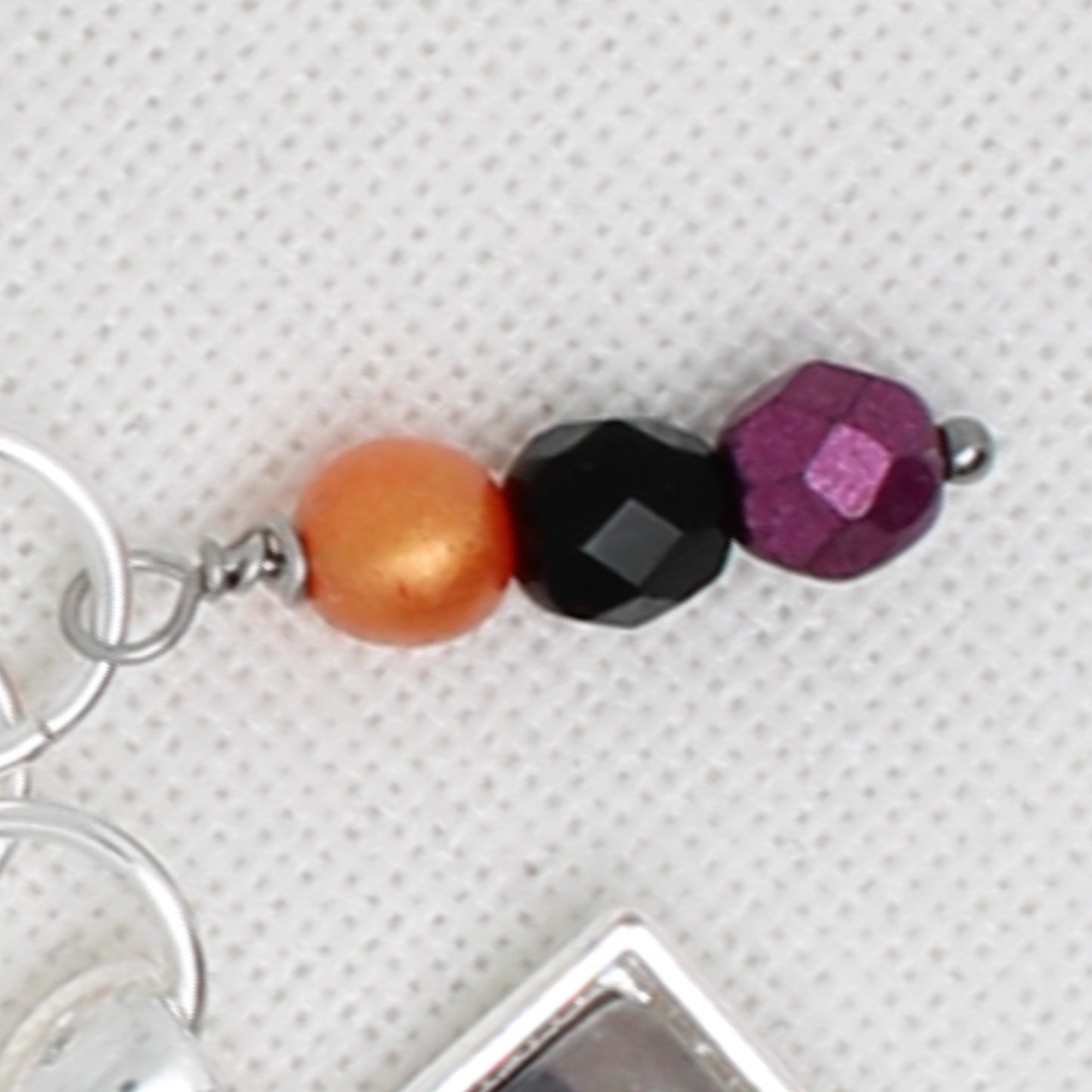 Cat and Moon Face Floss Ring