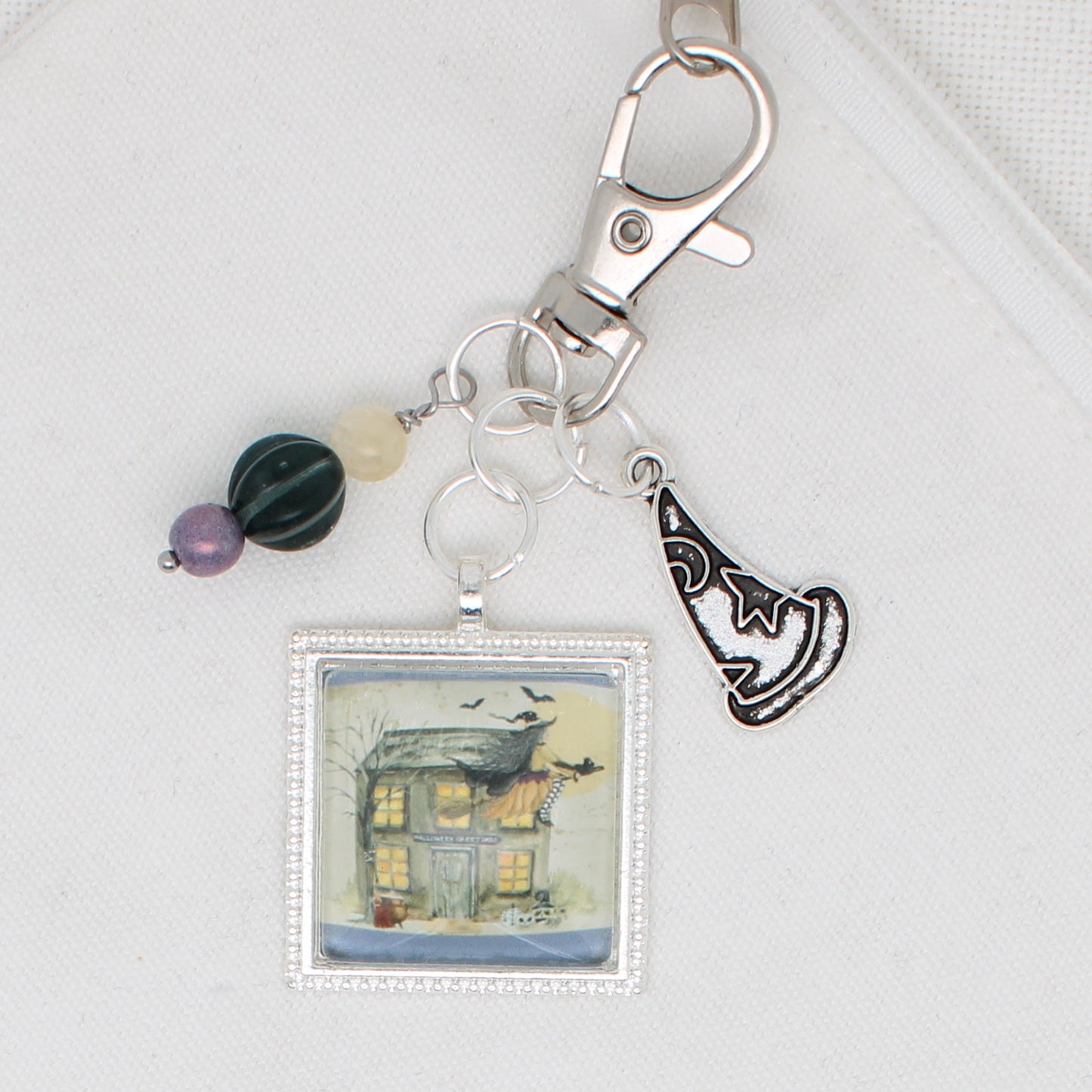 Halloween Greetings Zipper Pull/ Mini-Fob
