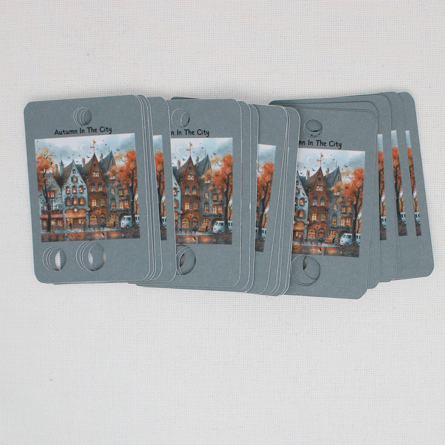 Autumn In The City Floss Cards - Pack of 20 Cards