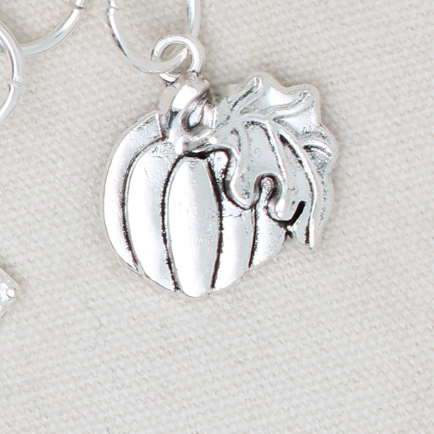 Pumpkin Girls Zipper Pull/ Mini-Fob