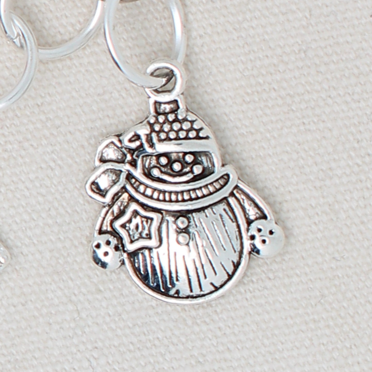 Snowman Zipper Pull/ Mini-Fob