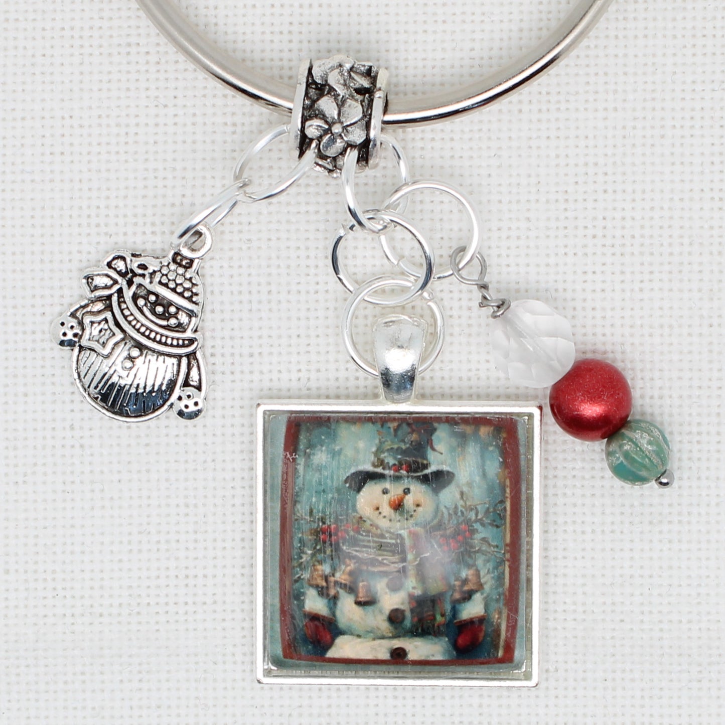 Snowman Floss Ring