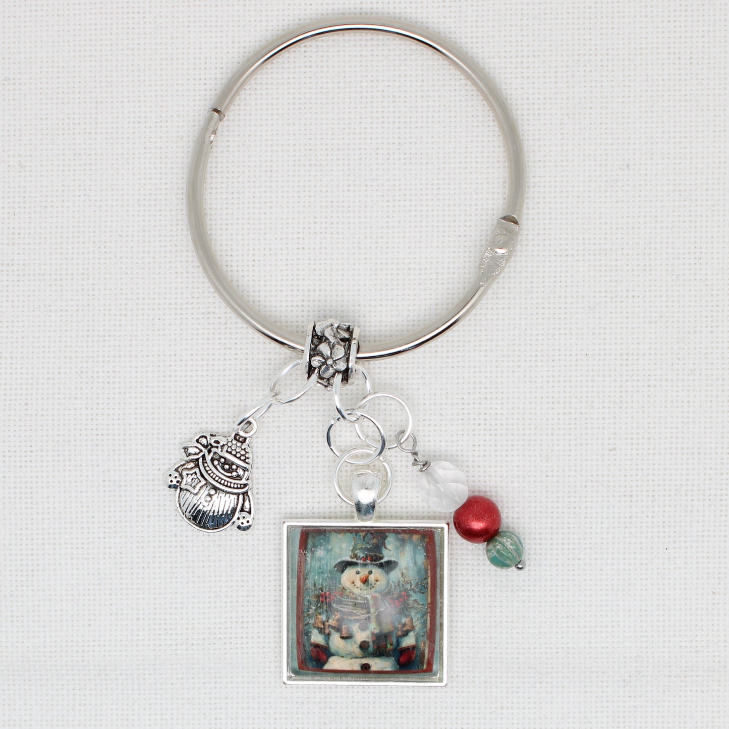 Snowman Floss Ring