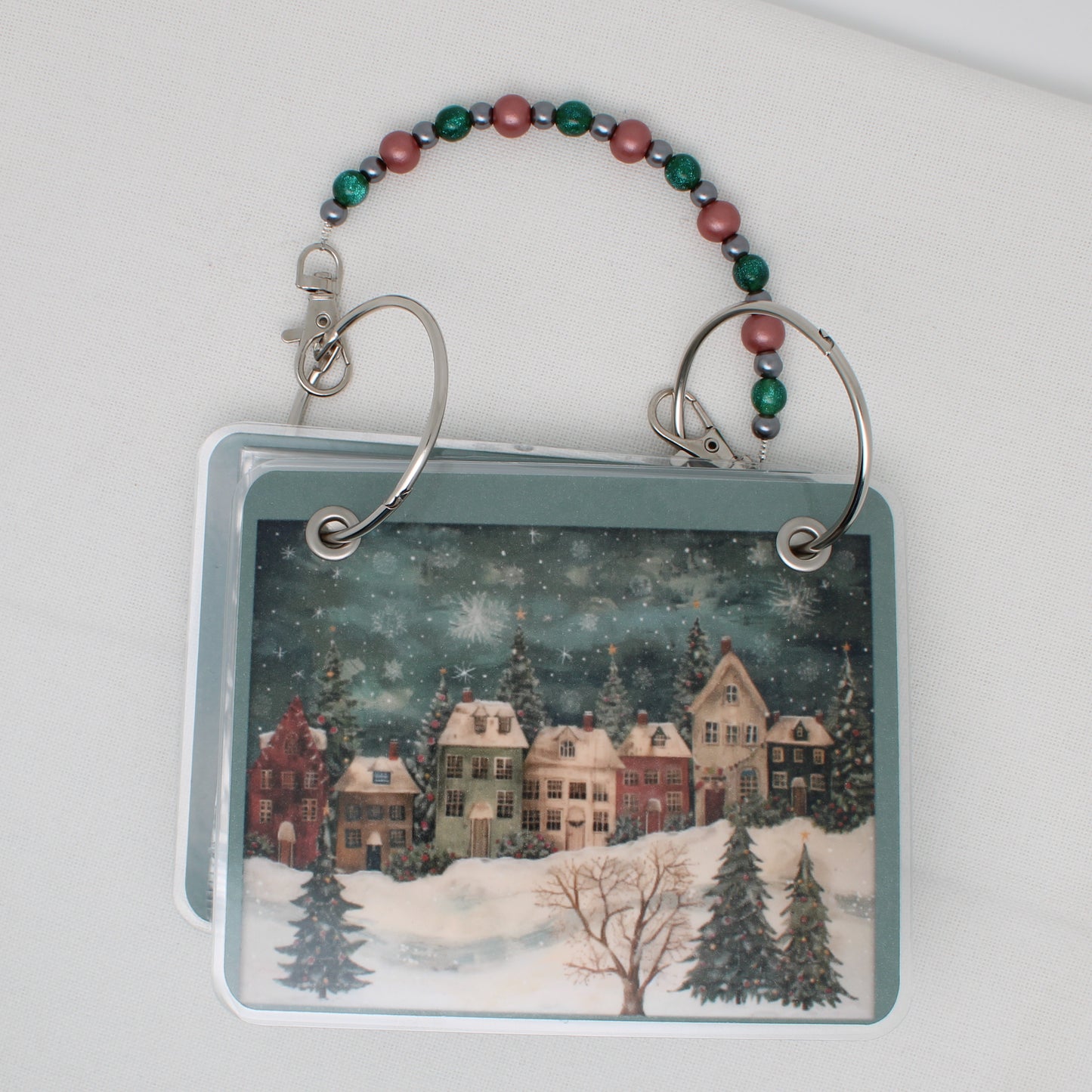 Christmas Village Floss Bag Book