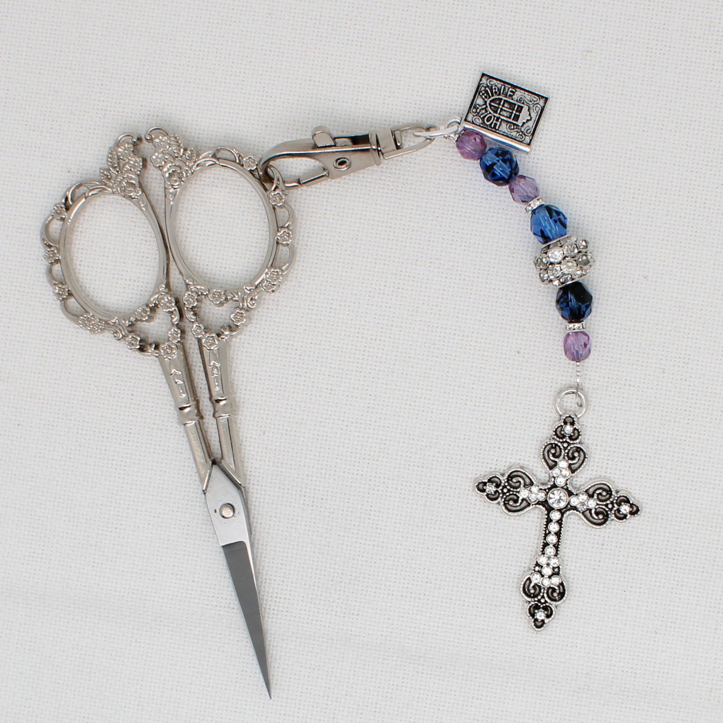 Cross Scissor Fob