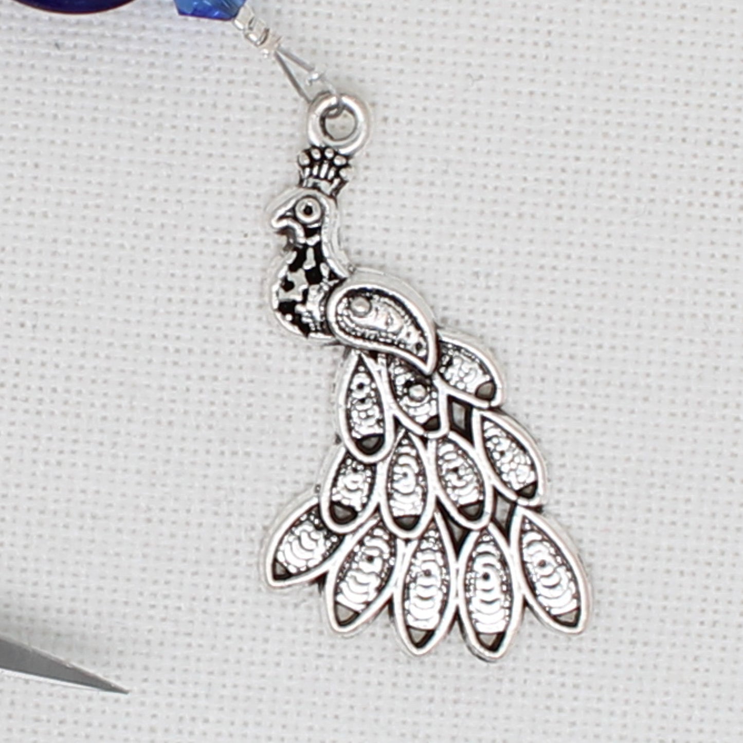 Peacock Scissor Fob