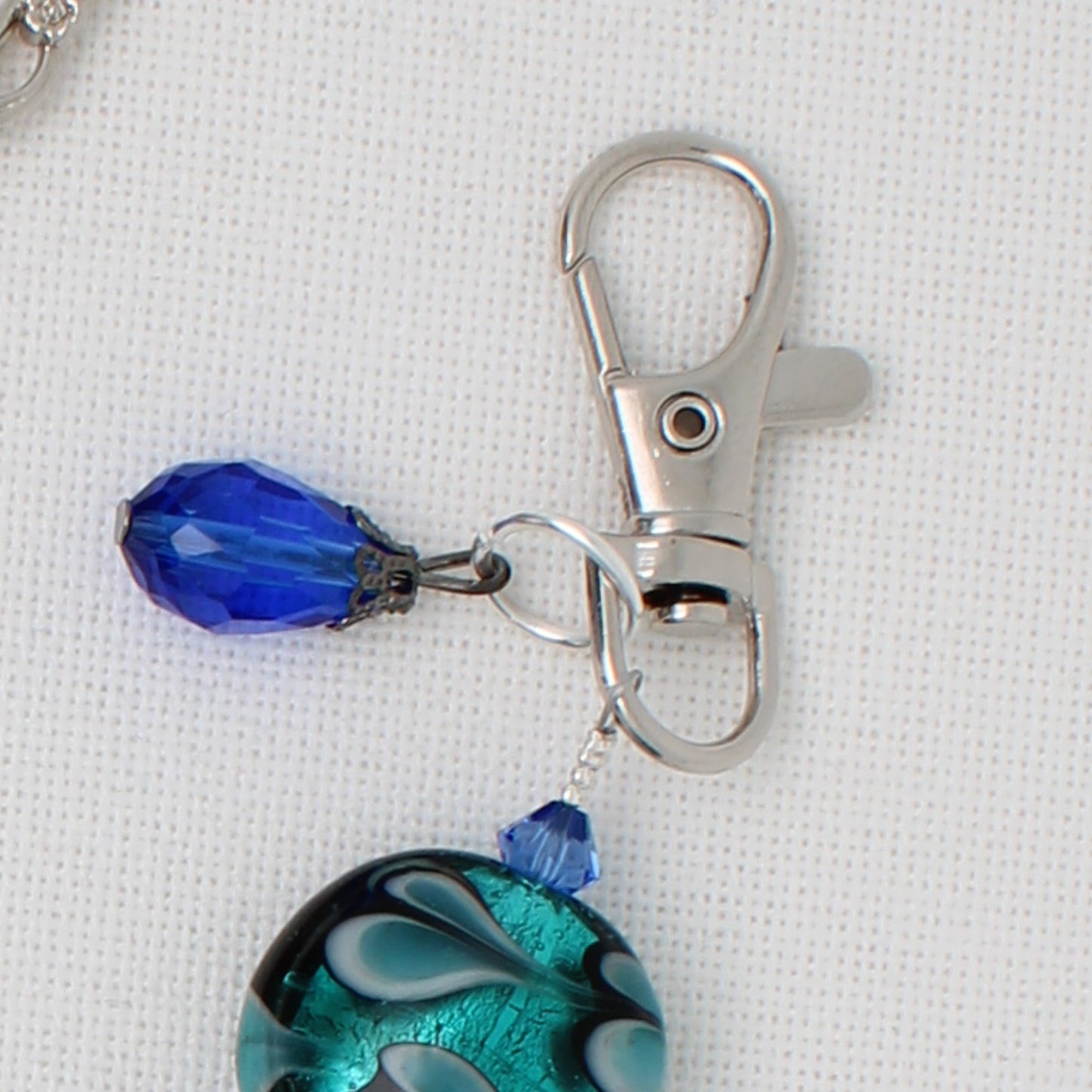 Peacock Scissor Fob