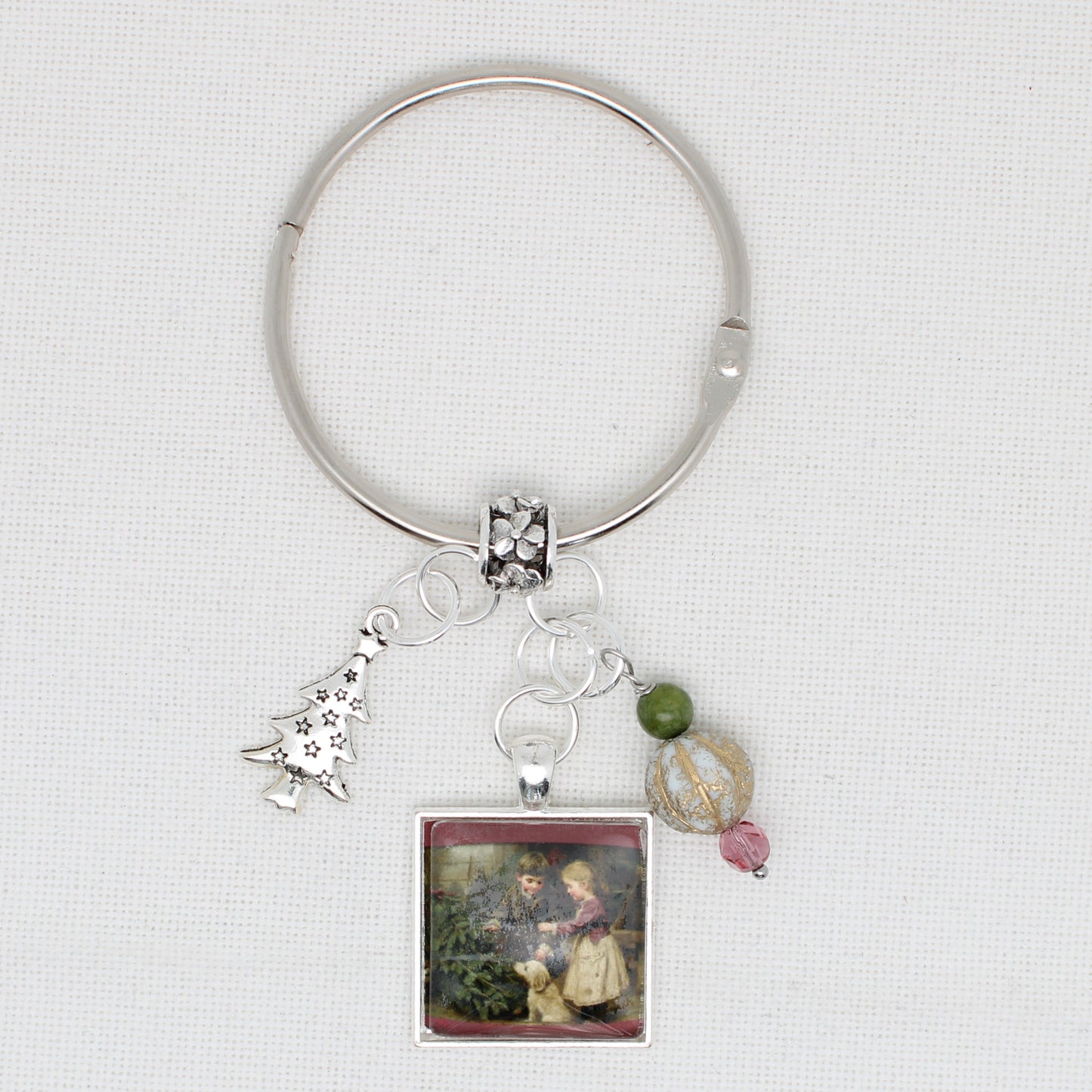 Christmas. Children Floss Ring