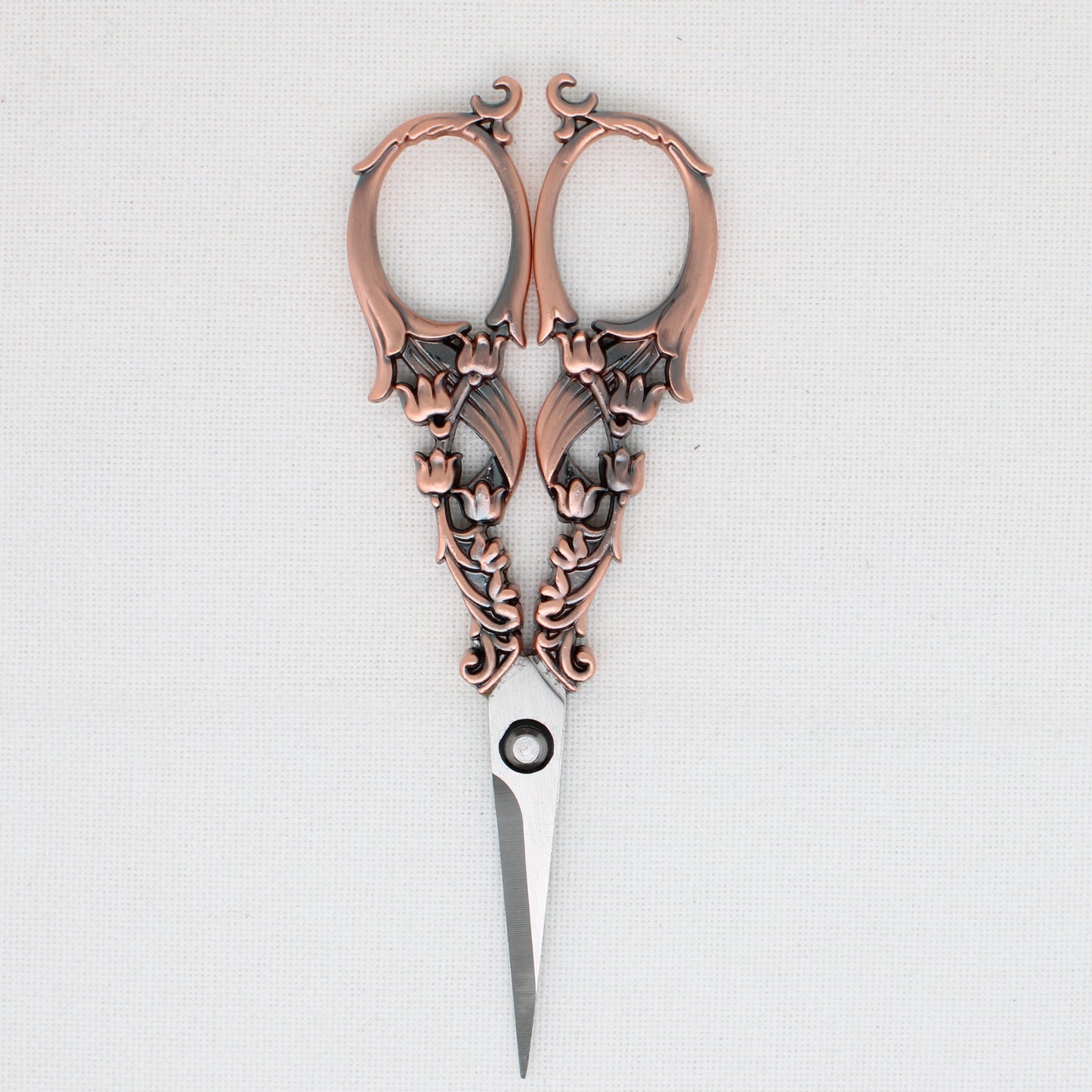 Large Copper Flower Embroidery Scissors
