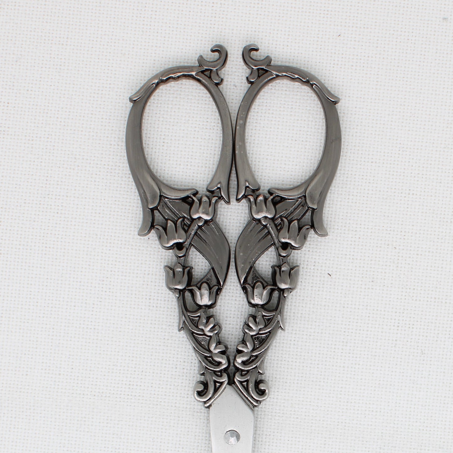 Large Black Flower Embroidery Scissors
