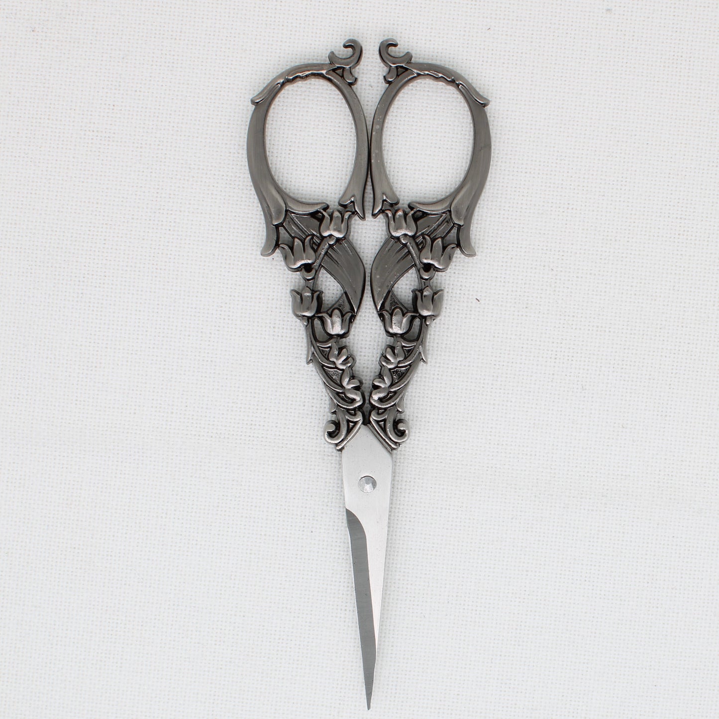 Large Black Flower Embroidery Scissors