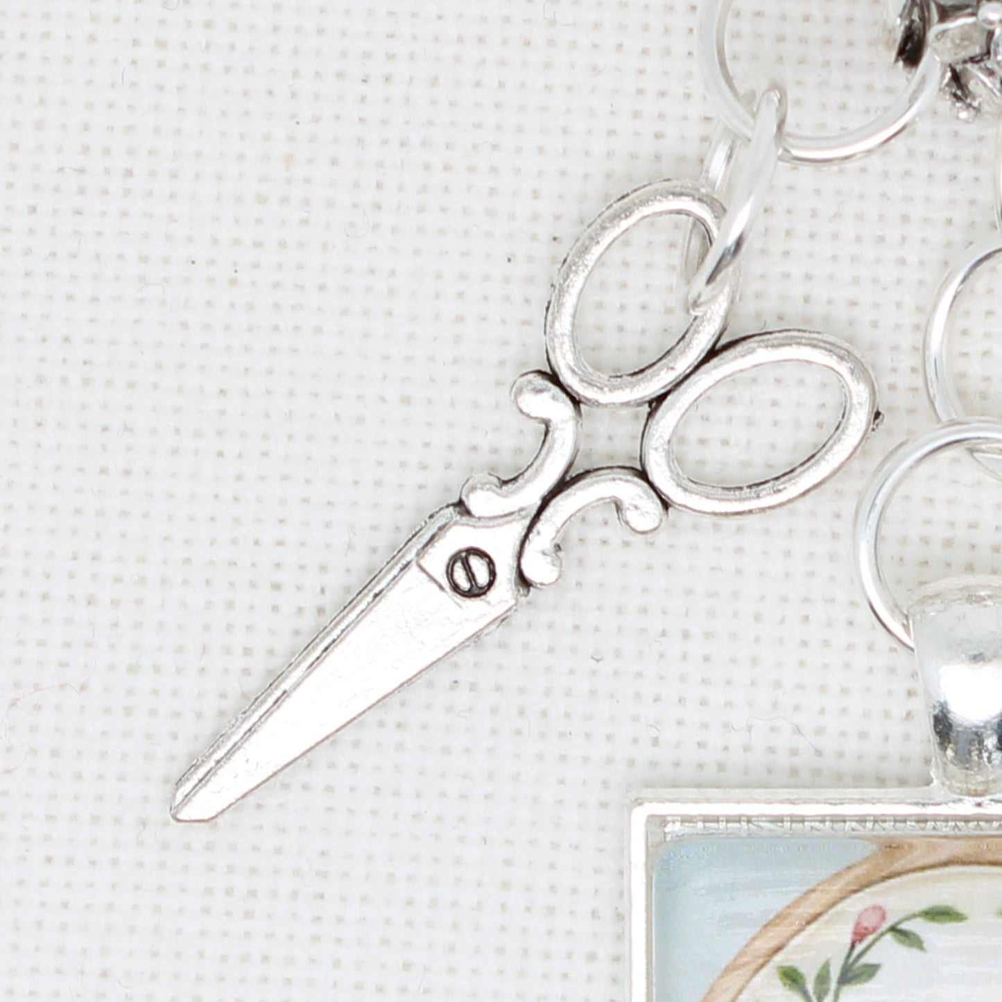 Cross Stitch And Embroidery Floss Ring