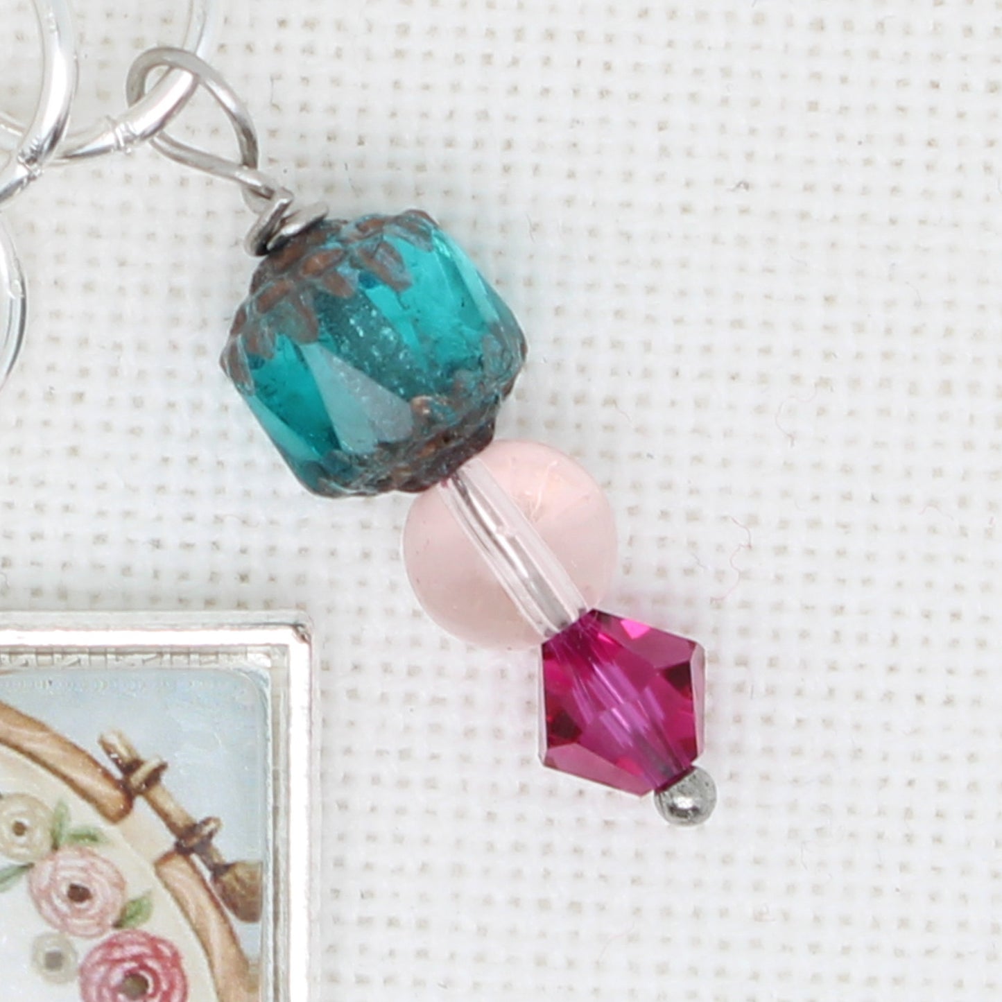 Cross Stitch And Embroidery Floss Ring