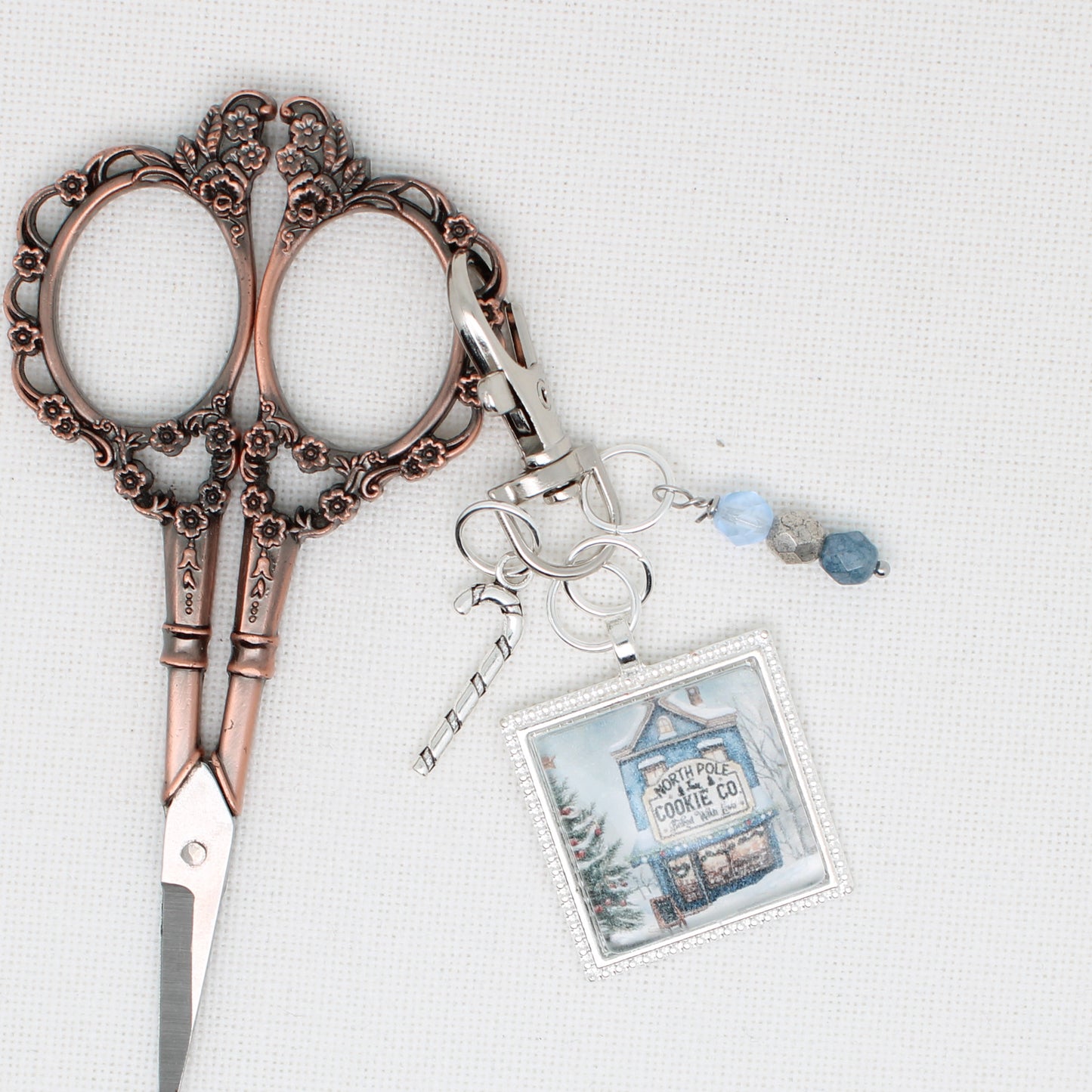 North Pole Cookie Company Zipper Pull/ Mini-Fob