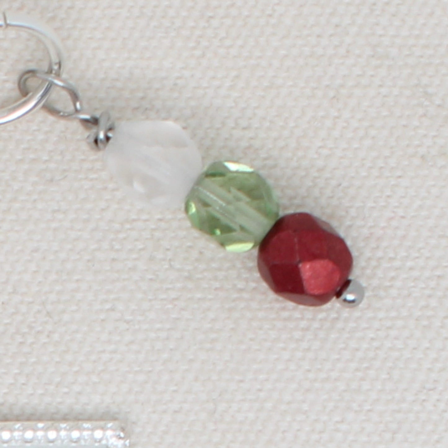 Strawberry Patch Zipper Pull/ Mini-Fob