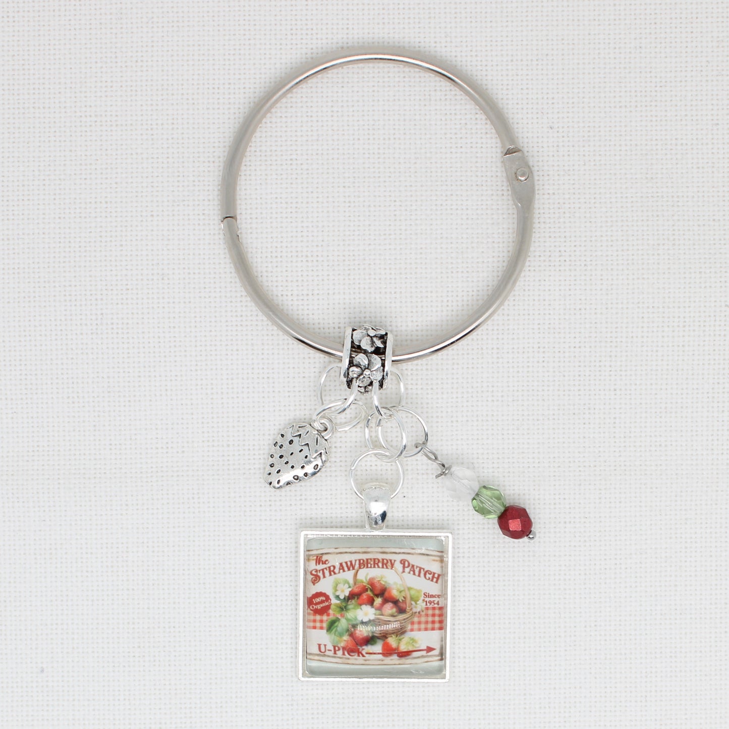 Strawberry Patch Floss Ring