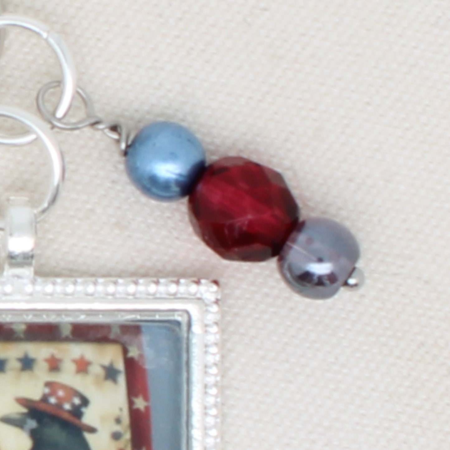 4th Bird Zipper Pull/ Mini-Fob
