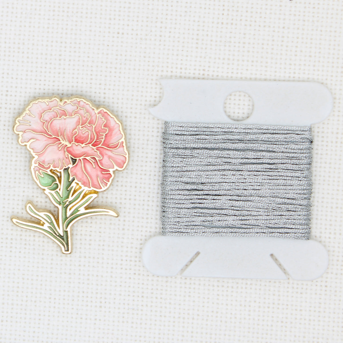 Flower Enamel Magnetic Needle Minder For Cross Stitch
