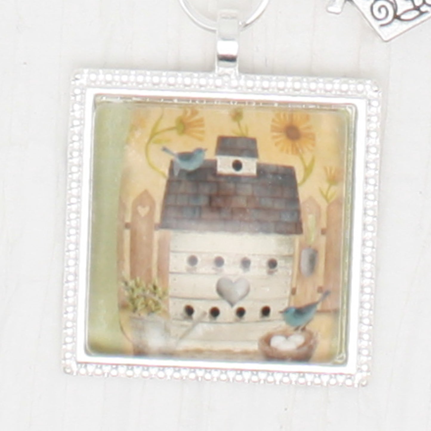 Birdhouse Zipper Pull/ Mini- Fob