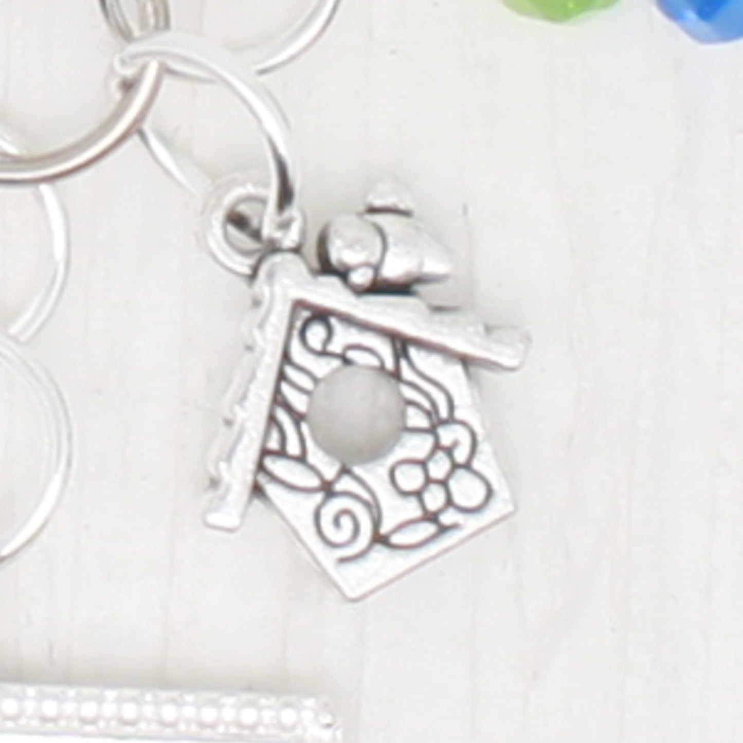 Birdhouse Zipper Pull/ Mini- Fob