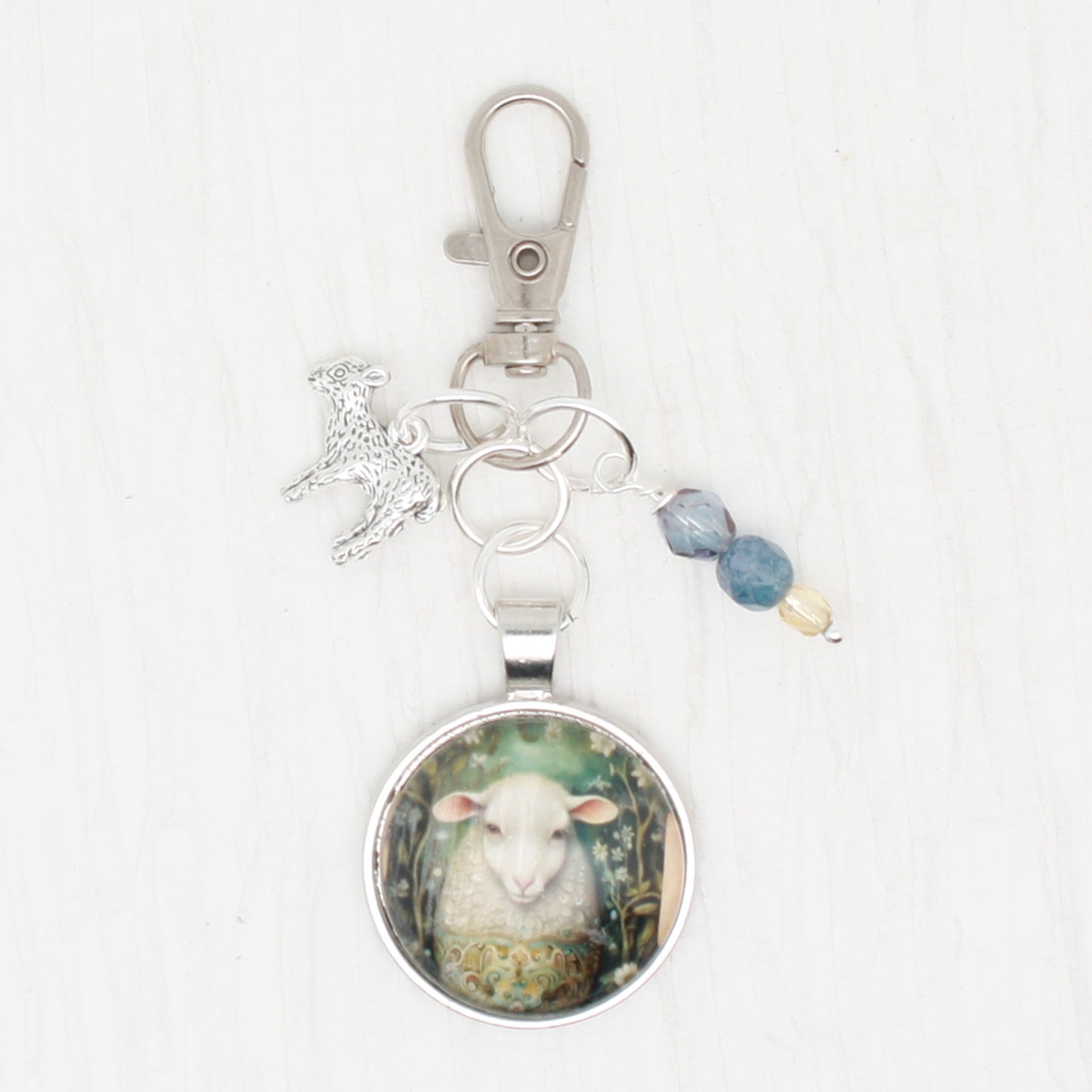Golden Egg Animals Sheep Zipper Pull/ Mini-Fob