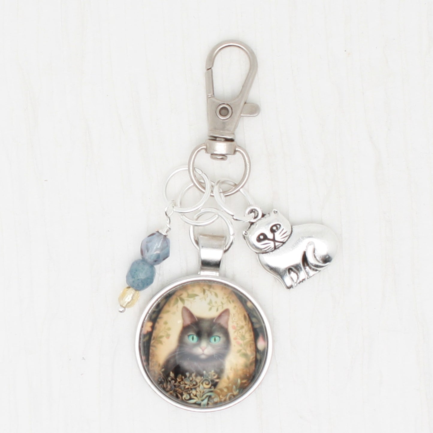 Golden Egg Animals Cat Zipper Pull/Mini-Fob