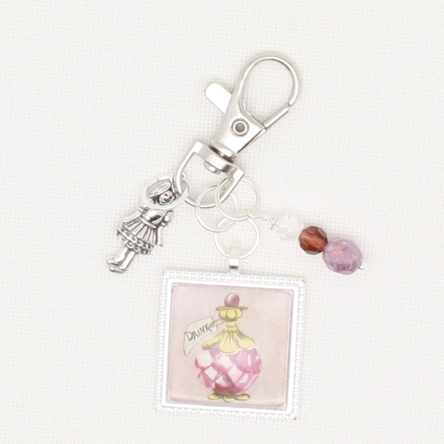 Wonderland Drink Me Zipper Pull/ Mini- Fob