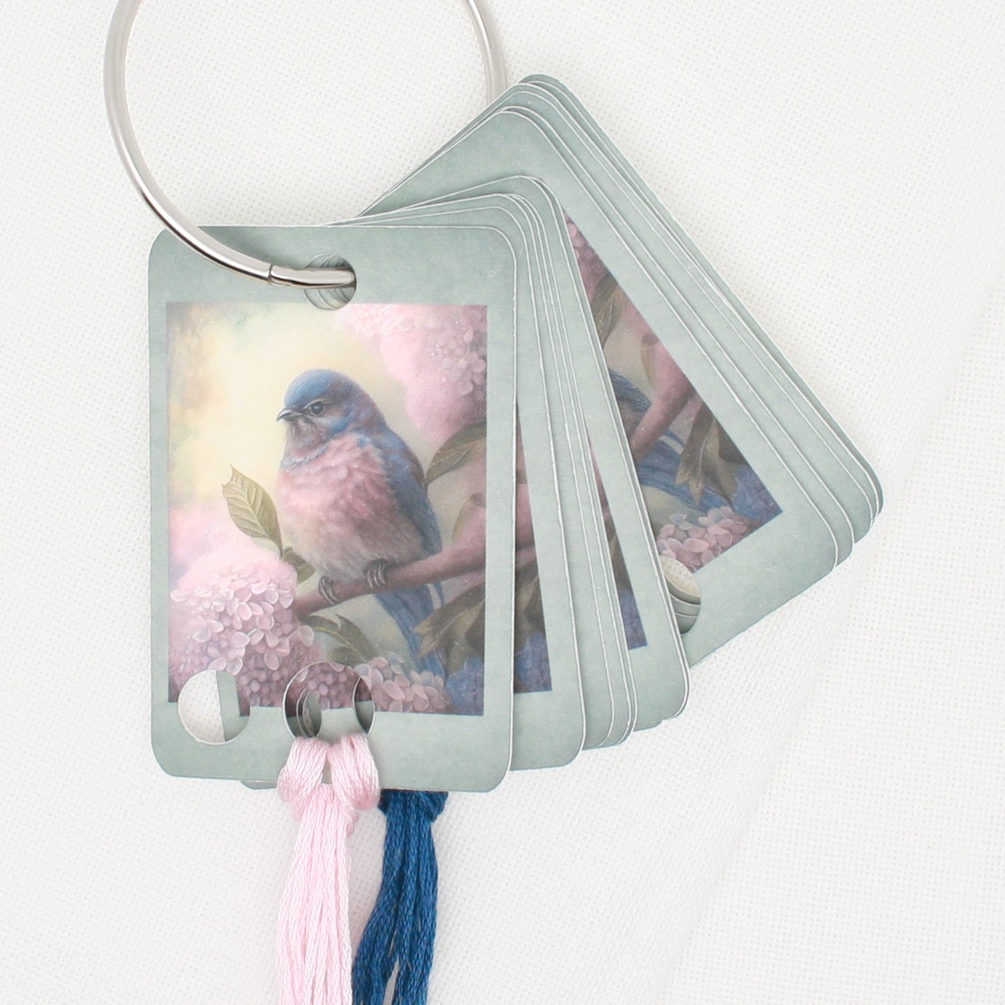 Spring Bird Floss Cards- Pack Of 20 Cards