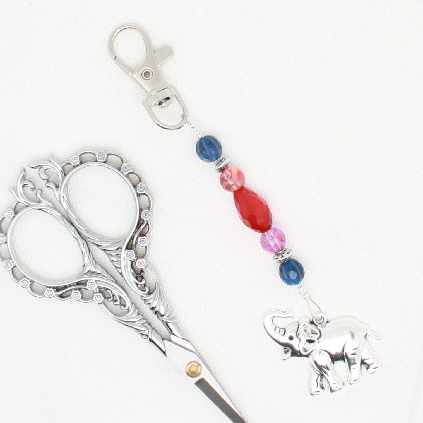Elephant Scissor Fob
