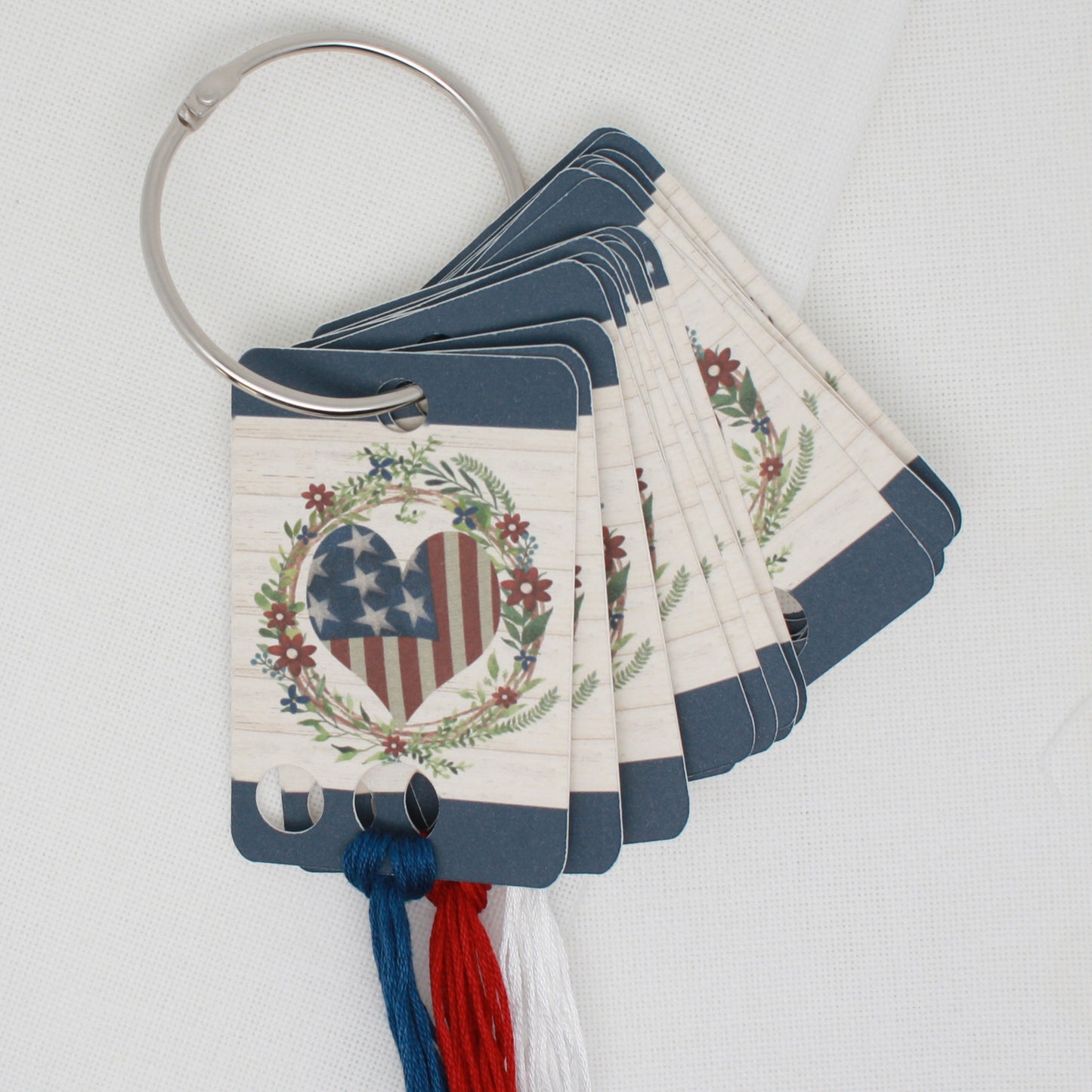 American Wreath Floss Cards- Pack Of 20 Cards