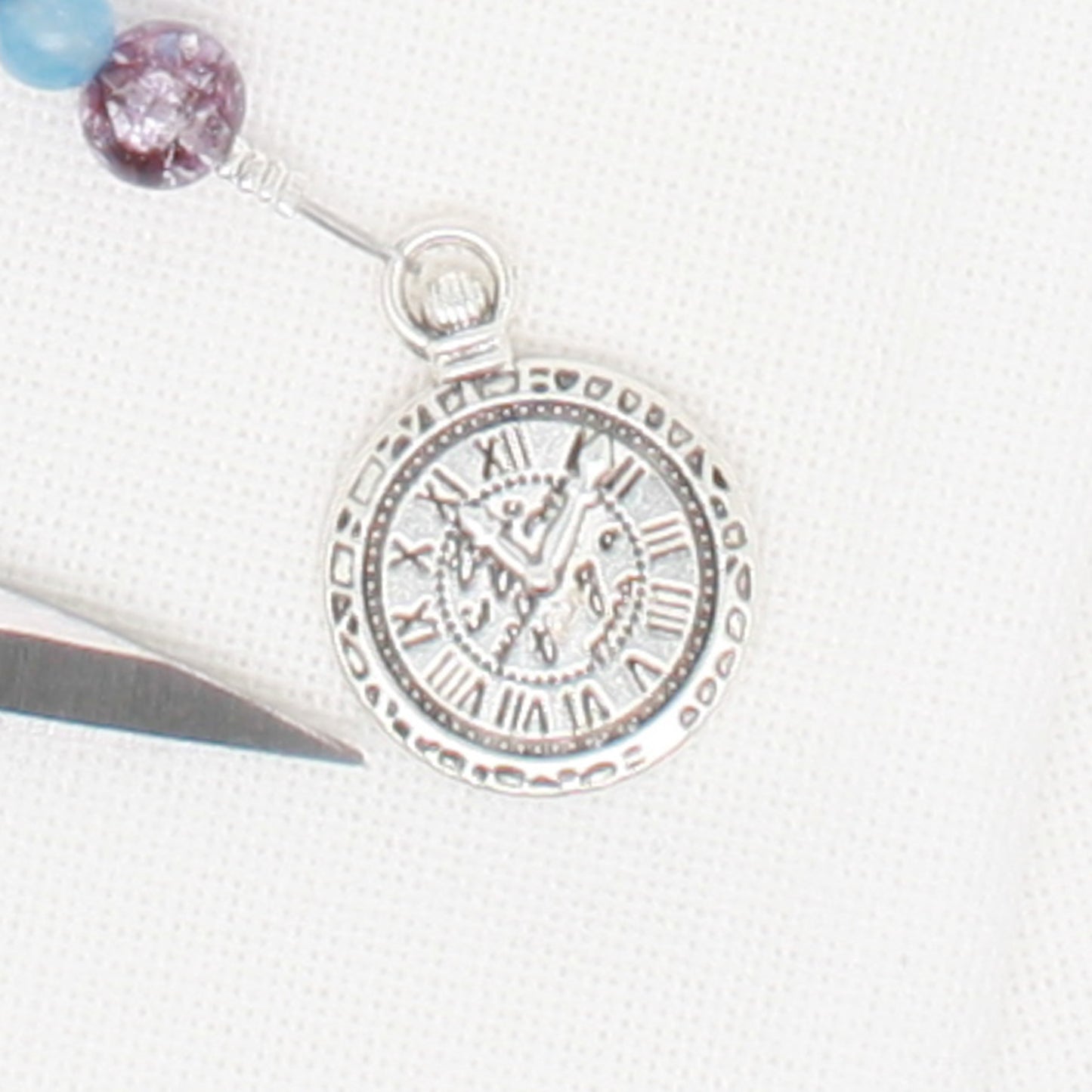 Clock Scissor Fob