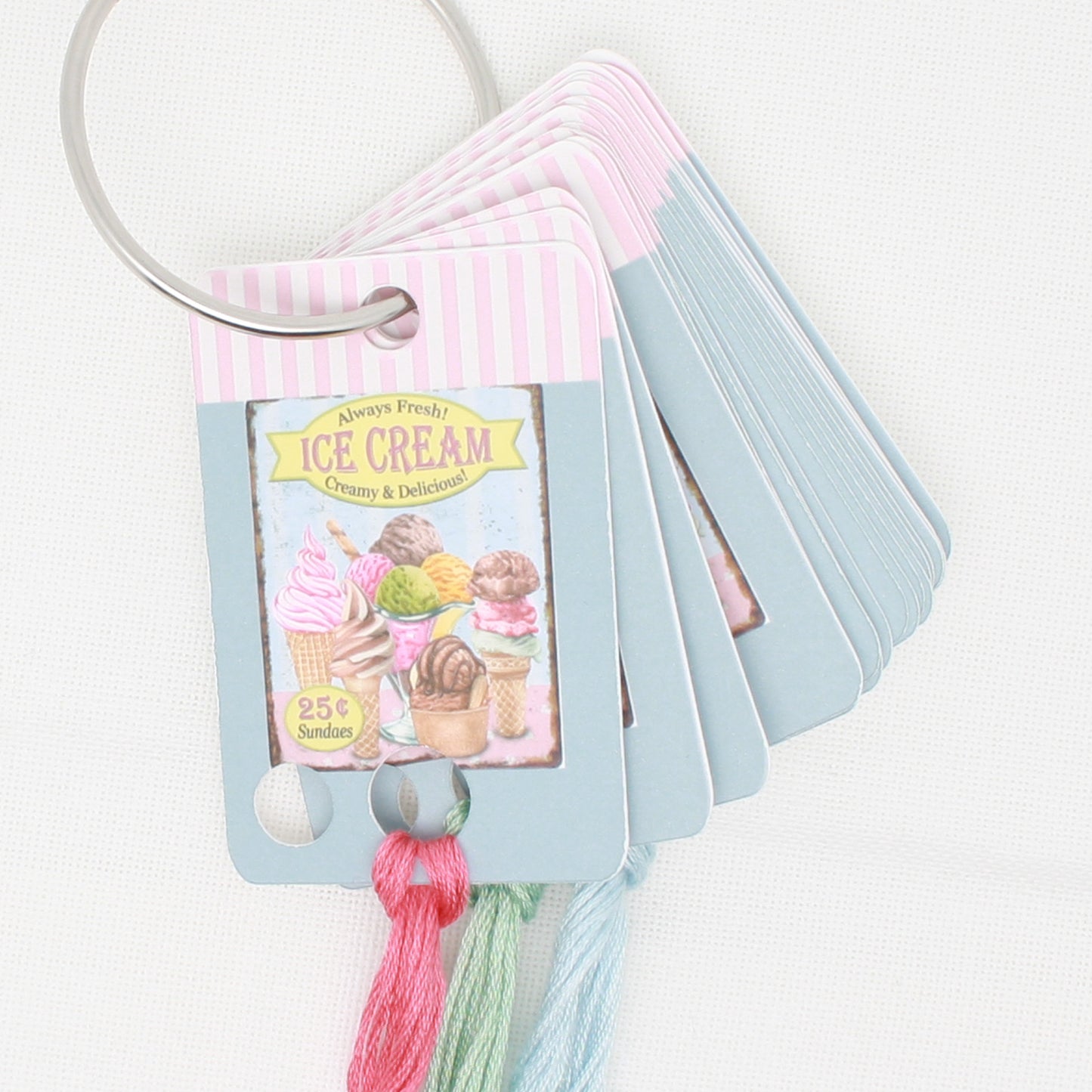 Ice Cream Floss Cards- Pack Of 20 Cards