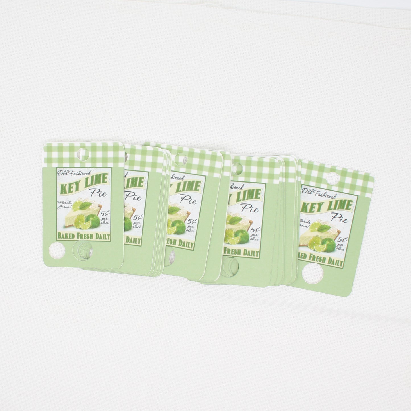 Key Lime Pie Floss Cards- Pack Of 20 Cards