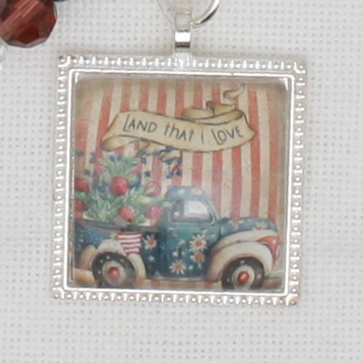 Land That I Love Truck Zipper Pull/ Mini- Fob