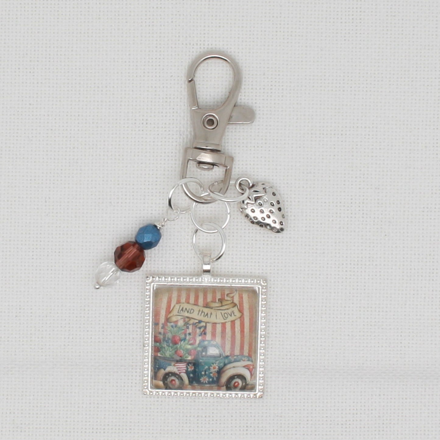 Land That I Love Truck Zipper Pull/ Mini- Fob