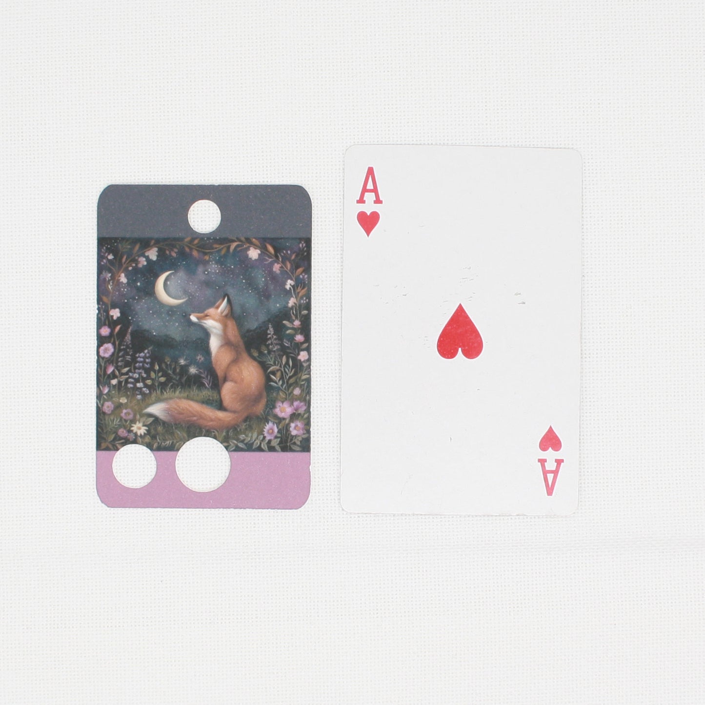 Night Animals Fox Floss Cards.- Pack Of 20 Cards